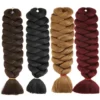 Xpression Jumbo Braiding Hair 82 Inches 165g Crochet Pre Stretched Twist Braids Faux Locs Extensions
