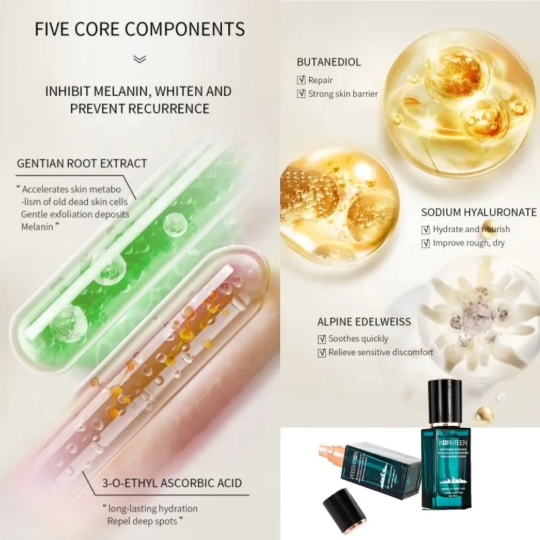 1000016938 UIZ Whitening And Brightening Pure Moisturizing Freckle Cream Face Care Kit