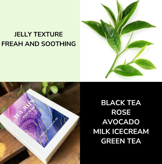 1000017027 Tea Jelly Face Mask Skin Brightening Pore Cleansing Peel Off Mask